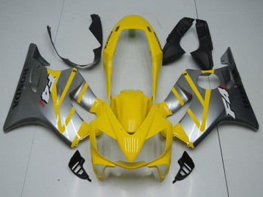 Rabatt Honda CBR600 F4i Motorrad Verkleidung 2004-2007 - Gelb Silber