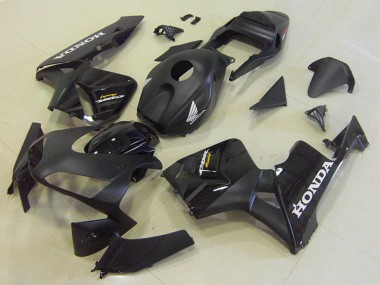 Rabatt Honda CBR600RR Motorrad Verkleidung Kit 2003-2004 - Glanzendes Schwarz Matt Schwarz