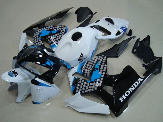 Rabatt Honda CBR600RR Motorrad Verkleidung 2005-2006 - Weiss Blau Schwarz