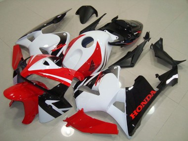Rabatt Honda CBR600RR Motorrad Verkleidung 2005-2006 - Weiss Rot Schwarz