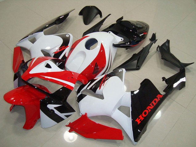Rabatt Honda CBR600RR Motorrad Verkleidung 2005-2006 - Weiss Rot Schwarz