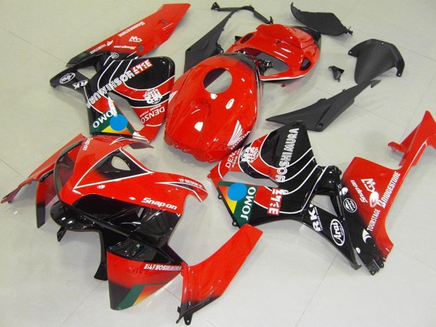 Rabatt Honda CBR600RR Motorrad Verkleidung 2005-2006 - Rot Blau Gelb Glanzendes Schwarz JOMO