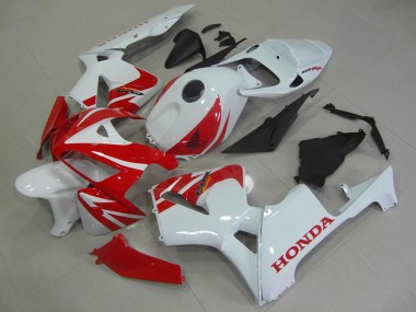 Rabatt Honda CBR600RR Motorrad Verkleidung 2005-2006 - Weiss Rot