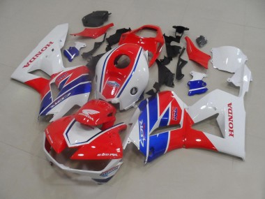 Rabatt Honda CBR600RR Motorrad Verkleidung 2013-2023 - Weiss Rot Blau TT Legends
