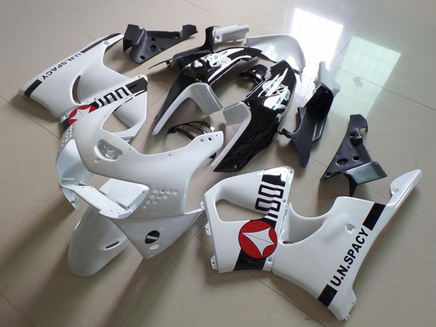 Rabatt Honda CBR900RR 919 Motorrad Verkleidung 1998-1999 - Weiss Rot Glanzendes Schwarz U.N.Spacy