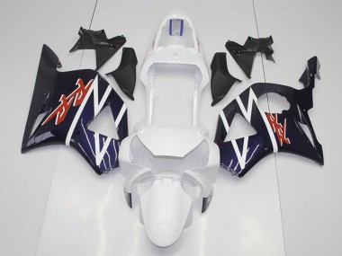 Rabatt Honda CBR900RR 954 Motorrad Verkleidung 2002-2003 - Dunkel Blau Weiss