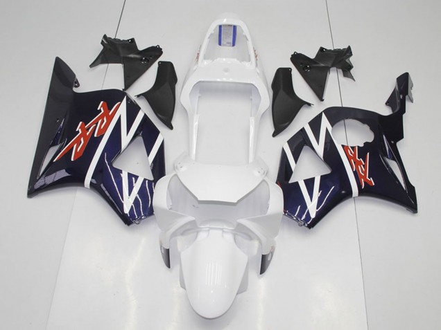 Rabatt Honda CBR900RR 954 Motorrad Verkleidung 2002-2003 - Dunkel Blau Weiss