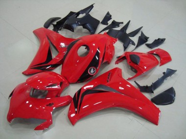 Rabatt Honda CBR1000RR Motorrad Verkleidung Kit 2008-2011 - Rot Glanzendes Schwarz OEM Stil