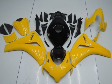 Rabatt Honda CBR1000RR Motorrad Verkleidung Kit 2008-2011 - Gelb Glanzendes Schwarz