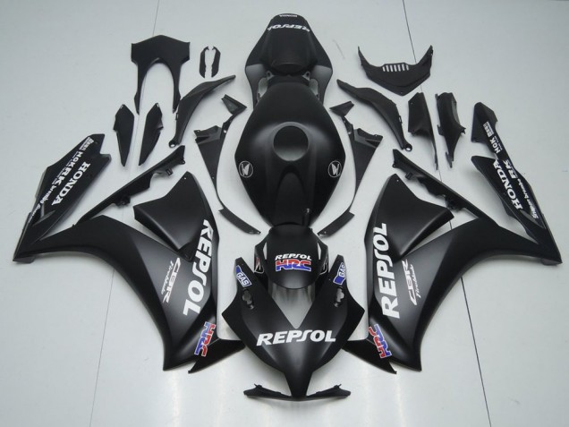 Rabatt Honda CBR1000RR Motorrad Verkleidung 2012-2016 - Matt Schwarz Weiss Repsol HRC