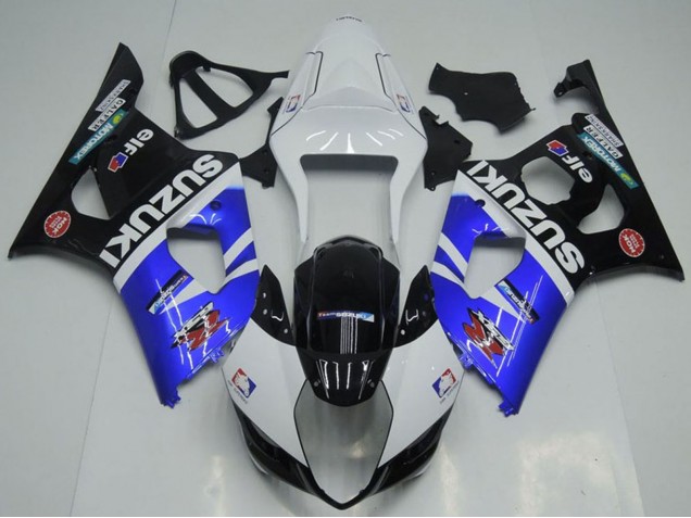 Rabatt Suzuki GSXR 1000 Motorrad Verkleidung 2003-2004 - Weiss Blau Schwarz Rot Elf
