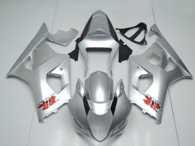 Rabatt Suzuki GSXR 1000 Motorrad Verkleidung 2003-2004 - Silber Rot OEM Stil