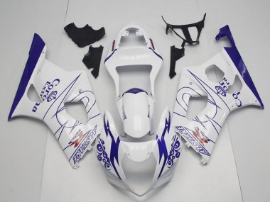 Rabatt Suzuki GSXR 1000 Motorrad Verkleidung 2003-2004 - Weiss Blau Corona Alstare