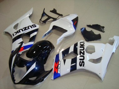 Rabatt Suzuki GSXR 1000 Motorrad Verkleidung 2003-2004 - Weiss Blau Dunkel Blau Rot
