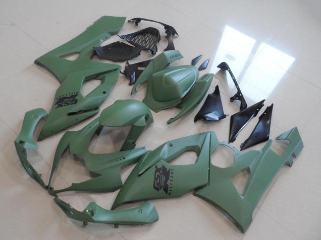 Rabatt Suzuki GSXR 1000 Motorrad Verkleidung 2005-2006 - Matt Armee Grun