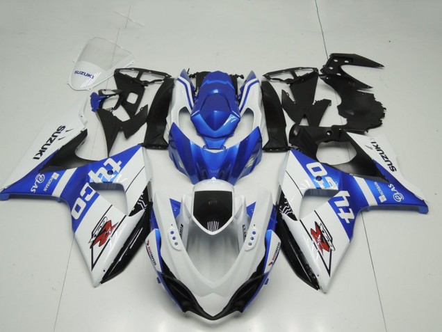 Rabatt Suzuki GSXR 1000 Motorrad Verkleidung 2009-2016 - Weiss Blau Schwarz Tyco