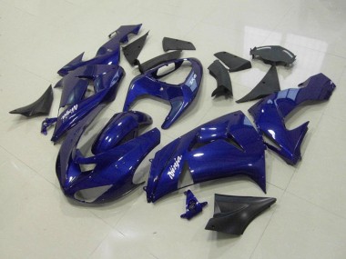 Rabatt Kawasaki ZX10R Motorrad Verkleidung Kit 2006-2007 - Dunkel Blau