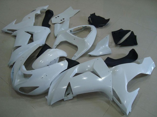 Rabatt Kawasaki ZX10R Motorrad Verkleidung 2006-2007 - Weiss