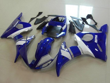 Rabatt Yamaha YZF R6 Motorrad Verkleidung 2003-2004 - Blau Weiss Silber