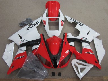 Rabatt Yamaha YZF R1 Motorrad Verkleidung 1998-1999 - Weiss Rot Schwarz