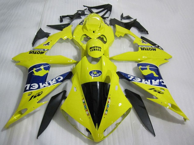 Rabatt Yamaha YZF R1 Motorrad Verkleidung 2004-2006 - Gelb Blau Schwarz Weiss Kamel Motul