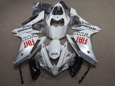 Rabatt Yamaha YZF R1 Motorrad Verkleidung 2007-2008 - Silber Weiss Rot Fiat