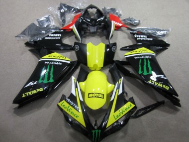 Rabatt Yamaha YZF R1 Motorrad Verkleidung 2007-2008 - Rot Gelb Schwarz Grun Monster Motul Leovince