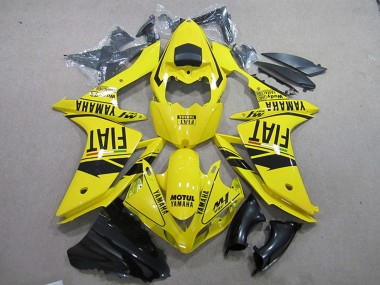 Rabatt Yamaha YZF R1 Motorrad Verkleidung 2007-2008 - Gelb Schwarz Motul Fiat