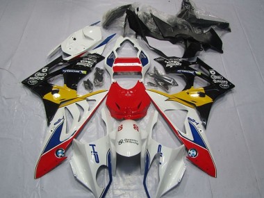 Rabatt BMW S1000RR Motorrad Verkleidung 2009-2014 - Weiss Rot Gelb Blau Schwarz HP Castrol