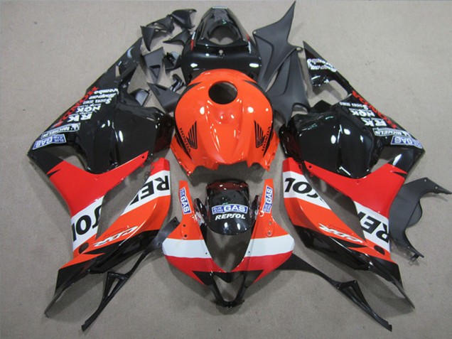 Rabatt Honda CBR600RR Komplette Abs Verkleidung 2009-2012 - Orange Weiss Rot Glanzendes Schwarz Repsol