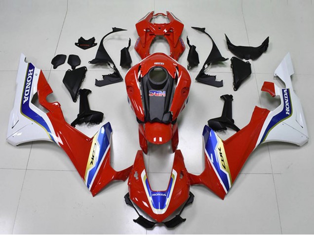 Rabatt Honda CBR1000RR Motorrad Verkleidung 2017-2023 - Weiss Rot Blau HRC