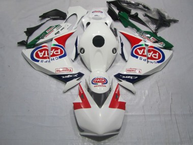 Rabatt Honda CBR1000RR Motorrad Verkleidung 2012-2016 - Weiss Rot Blau Grun Pata