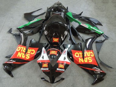 Rabatt Honda CBR1000RR Motorrad Verkleidung 2012-2016 - Rot Grun Gelb Glanzendes Schwarz San Carlo