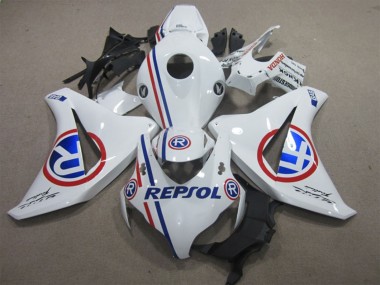 Rabatt Honda CBR1000RR Motorrad Verkleidung 2008-2011 - Weiss Rot Blau Repsol