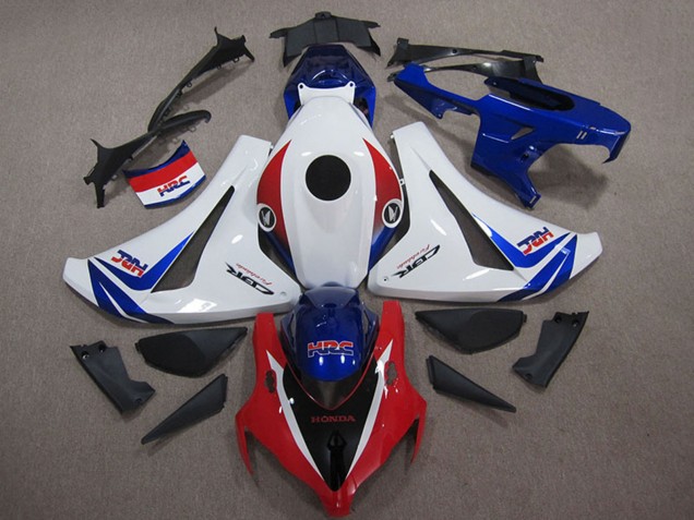 Rabatt Honda CBR1000RR Motorrad Verkleidungen Kit 2008-2011 - Weiss Rot Blau HRC