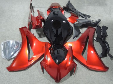 Rabatt Honda CBR1000RR Motorrad Verkleidungen Kit 2008-2011 - Rot Glanzendes Schwarz