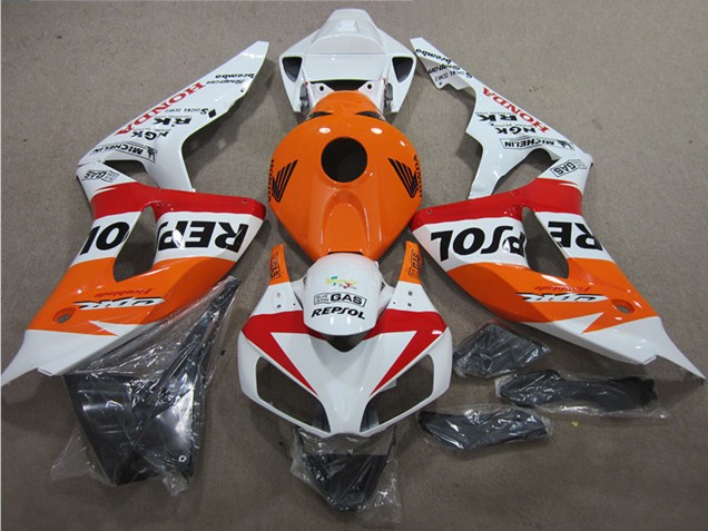 Rabatt Honda CBR1000RR Motorrad Verkleidung 2006-2007 - Weiss Orange Rot Schwarz Repsol