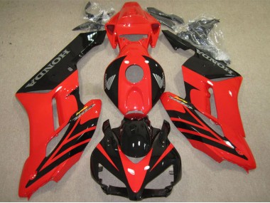 Rabatt Honda CBR1000RR Motorrad Verkleidung 2004-2005 - Rot Glanzendes Schwarz Fireblade