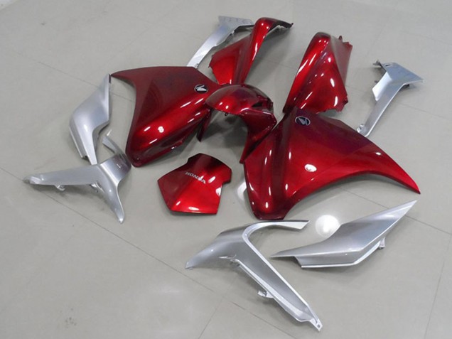 Rabatt Honda VFR 1200 Motorrad Verkleidung 2010-2014 - Silber Rot