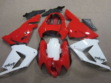 Rabatt Kawasaki ZX10R Motorrad Verkleidung 2004-2005 - Rot Weiss Ninja