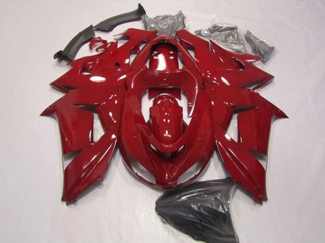 Rabatt Kawasaki ZX10R Motorrad Verkleidung 2006-2007 - Rot
