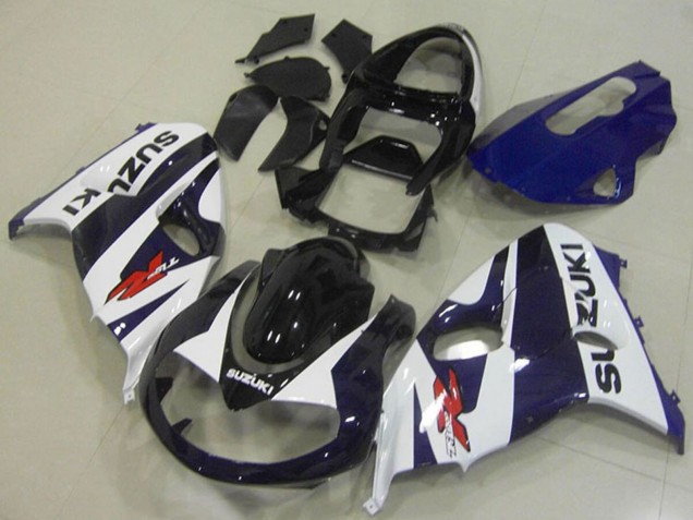 Rabatt Suzuki TL1000R Motorrad Verkleidung 1998-2003 - Glanzendes Schwarz Weiss Blau Rot