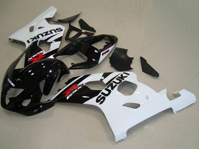 Rabatt Suzuki GSXR 750 Motorrad Verkleidung 2004-2005 - Glanzendes Schwarz Weiss Rot