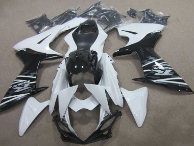 Rabatt Suzuki GSXR 750 Motorrad Verkleidung 2011-2024 - Weiss Schwarz