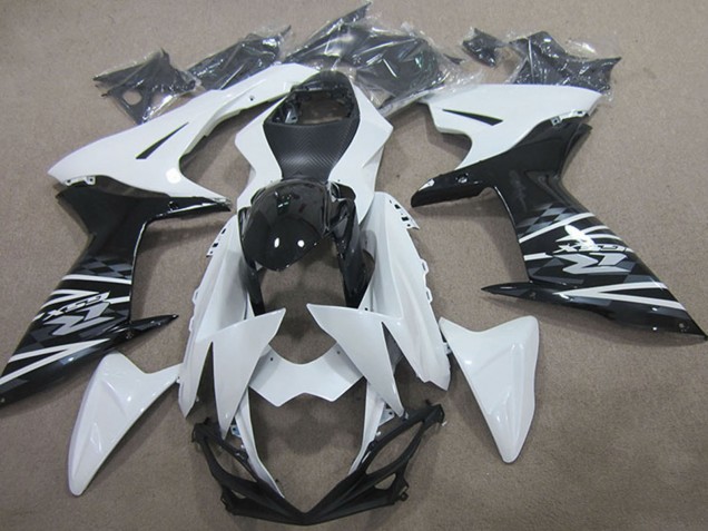 Rabatt Suzuki GSXR 750 Motorrad Verkleidung 2011-2024 - Weiss Schwarz