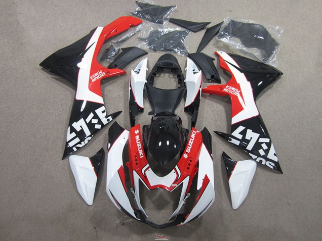 Rabatt Suzuki GSXR 750 Motorrad Verkleidung 2011-2024 - Schwarz Rot