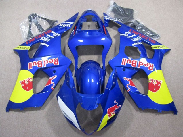 Rabatt Suzuki GSXR 1000 Motorrad Verkleidung 2003-2004 - Blau Gelb Red Bull