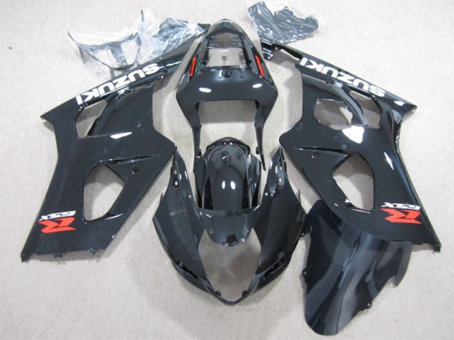 Rabatt Suzuki GSXR 1000 Motorrad Verkleidung 2003-2004 - Glanzendes Schwarz
