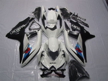 Rabatt Suzuki GSXR 1000 Motorrad Verkleidung Kit 2007-2008 - Weiss Blau Schwarz Rot