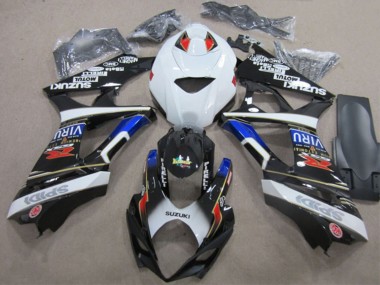 Rabatt Suzuki GSXR 1000 Motorrad Verkleidung 2007-2008 - Weiss Blau Rot Schwarz